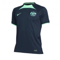 Camiseta Australia Segunda Equipación Replica Mundial 2022 mangas cortas
